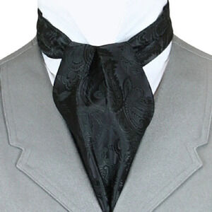 Hermes Black Paisley Scarf